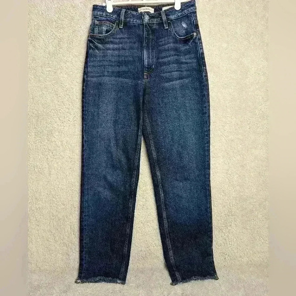 GUESS Mom Jeans size 26  stretch high waist straight leg - Picture 1 of 11